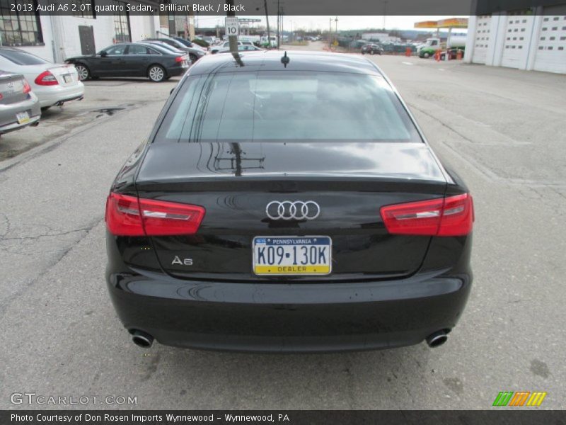 Brilliant Black / Black 2013 Audi A6 2.0T quattro Sedan