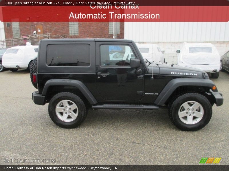 Black / Dark Slate Gray/Medium Slate Gray 2008 Jeep Wrangler Rubicon 4x4