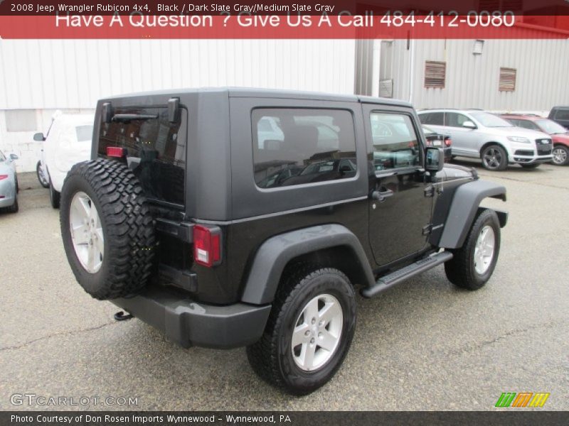 Black / Dark Slate Gray/Medium Slate Gray 2008 Jeep Wrangler Rubicon 4x4