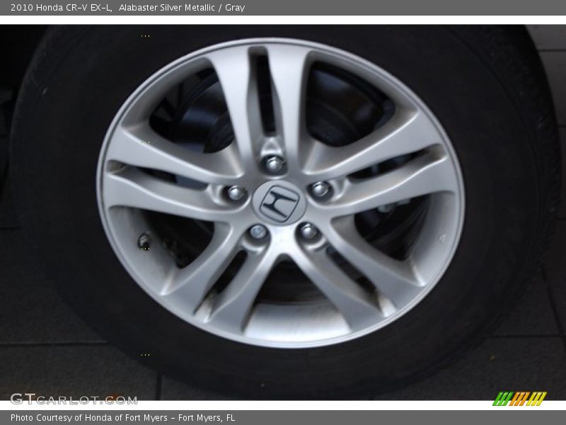 Alabaster Silver Metallic / Gray 2010 Honda CR-V EX-L