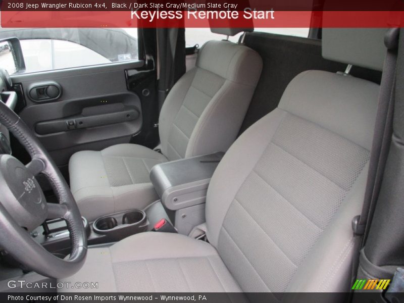 Black / Dark Slate Gray/Medium Slate Gray 2008 Jeep Wrangler Rubicon 4x4