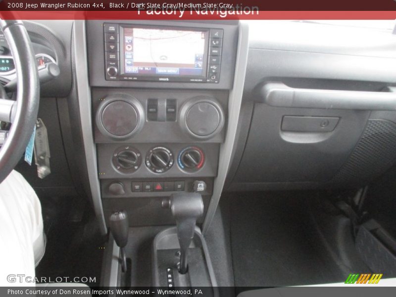 Black / Dark Slate Gray/Medium Slate Gray 2008 Jeep Wrangler Rubicon 4x4