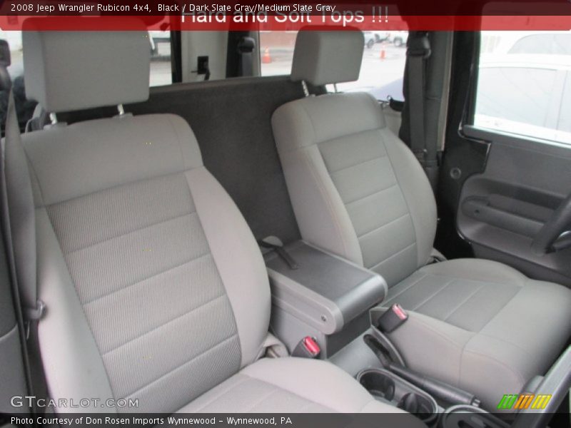 Black / Dark Slate Gray/Medium Slate Gray 2008 Jeep Wrangler Rubicon 4x4