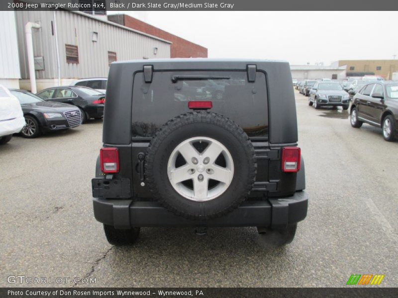 Black / Dark Slate Gray/Medium Slate Gray 2008 Jeep Wrangler Rubicon 4x4