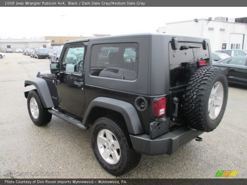 Black / Dark Slate Gray/Medium Slate Gray 2008 Jeep Wrangler Rubicon 4x4