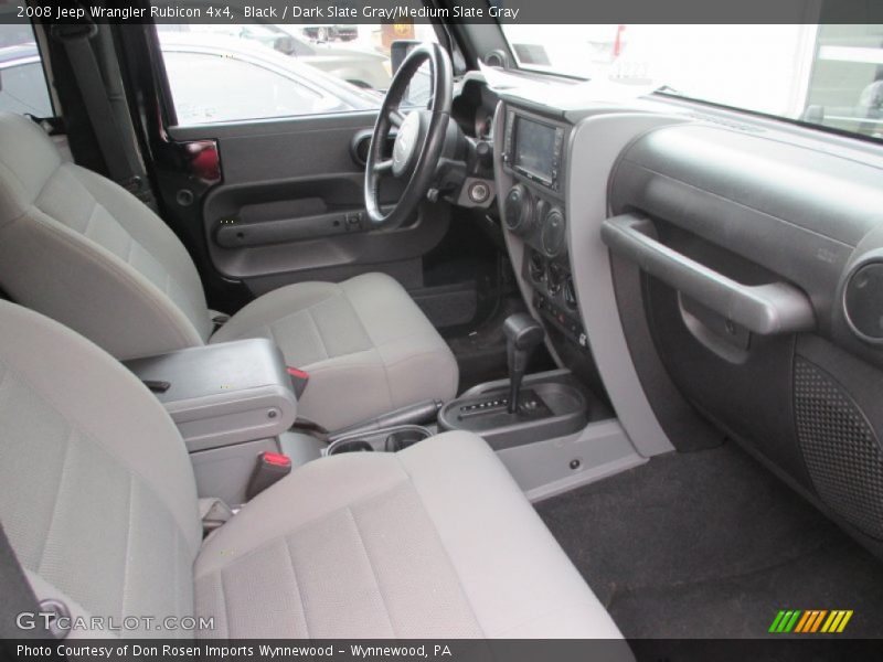 Black / Dark Slate Gray/Medium Slate Gray 2008 Jeep Wrangler Rubicon 4x4