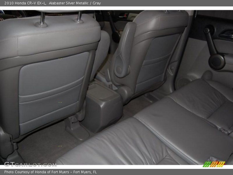 Alabaster Silver Metallic / Gray 2010 Honda CR-V EX-L