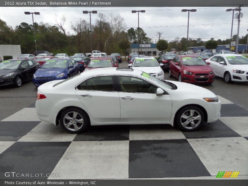 Bellanova White Pearl / Parchment 2012 Acura TSX Sedan