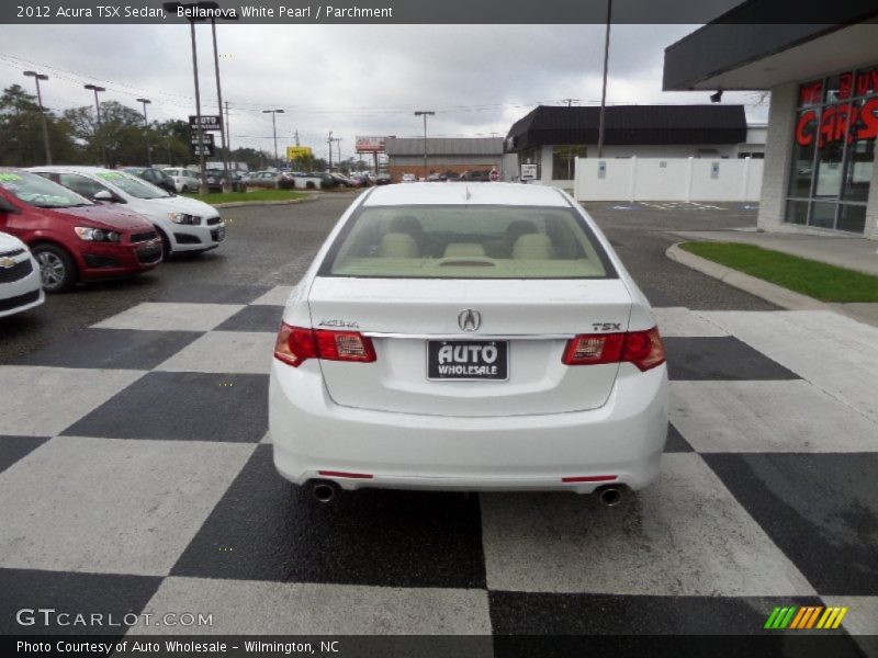 Bellanova White Pearl / Parchment 2012 Acura TSX Sedan