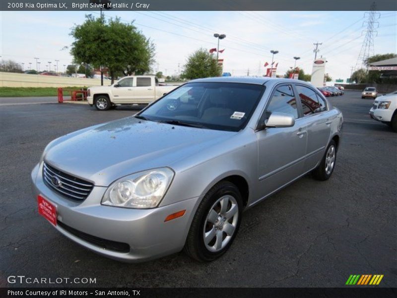 Bright Silver Metallic / Gray 2008 Kia Optima LX