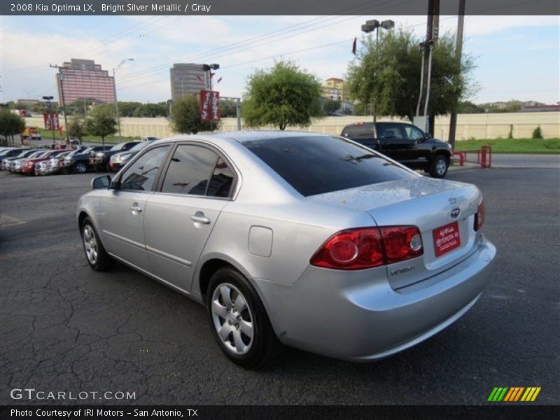 Bright Silver Metallic / Gray 2008 Kia Optima LX