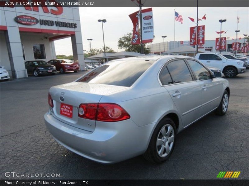 Bright Silver Metallic / Gray 2008 Kia Optima LX