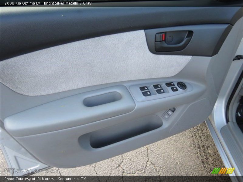 Bright Silver Metallic / Gray 2008 Kia Optima LX