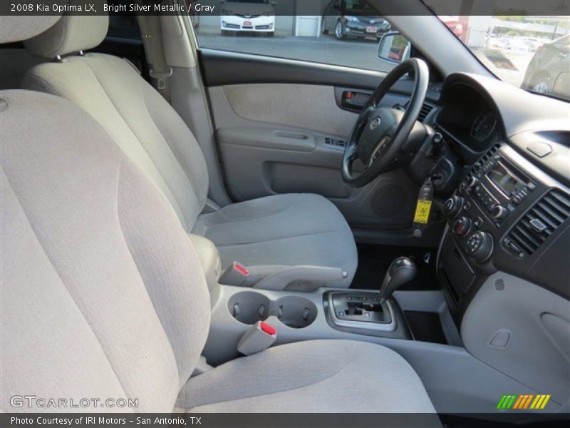 Bright Silver Metallic / Gray 2008 Kia Optima LX