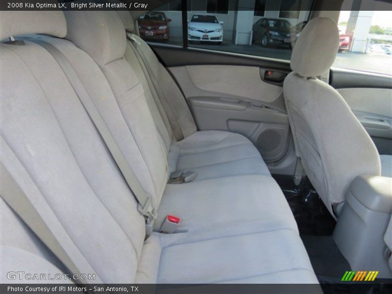 Bright Silver Metallic / Gray 2008 Kia Optima LX