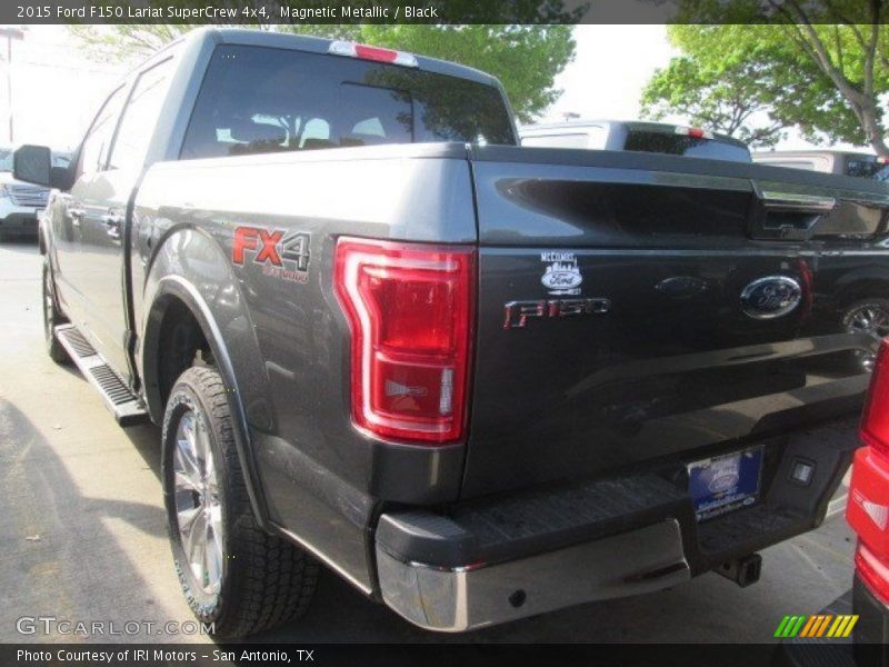 Magnetic Metallic / Black 2015 Ford F150 Lariat SuperCrew 4x4