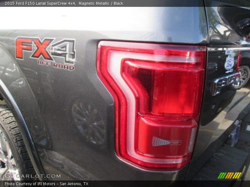 Magnetic Metallic / Black 2015 Ford F150 Lariat SuperCrew 4x4