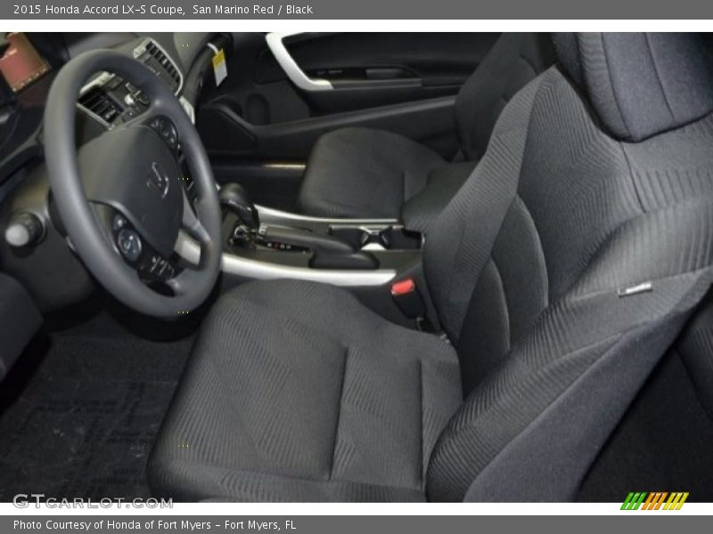 San Marino Red / Black 2015 Honda Accord LX-S Coupe