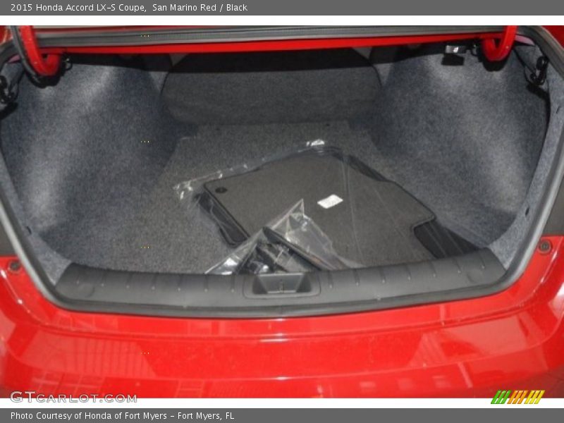 San Marino Red / Black 2015 Honda Accord LX-S Coupe