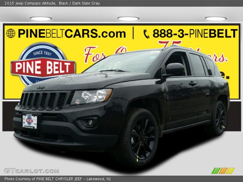 Black / Dark Slate Gray 2015 Jeep Compass Altitude