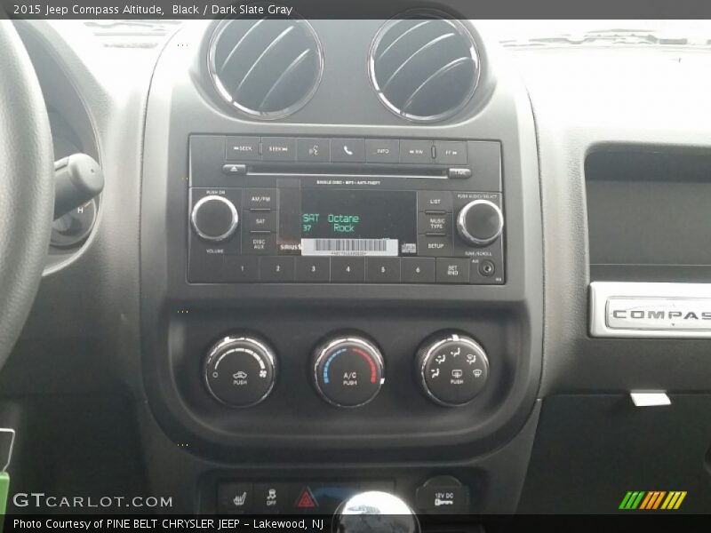 Black / Dark Slate Gray 2015 Jeep Compass Altitude