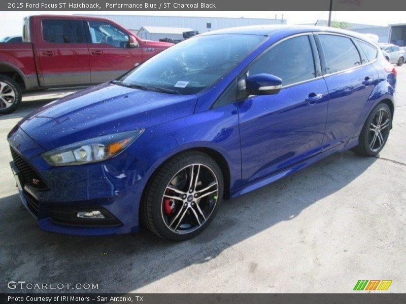 Performance Blue / ST Charcoal Black 2015 Ford Focus ST Hatchback