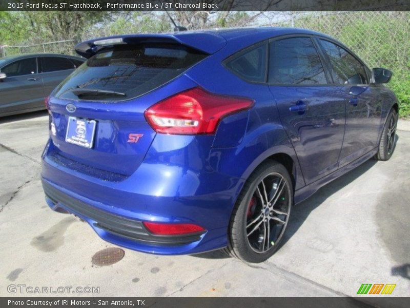 Performance Blue / ST Charcoal Black 2015 Ford Focus ST Hatchback