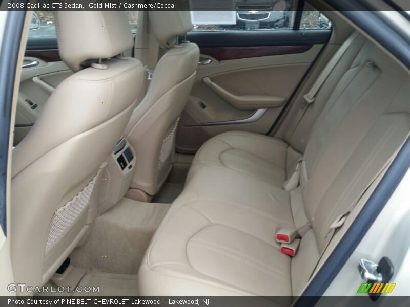 Gold Mist / Cashmere/Cocoa 2008 Cadillac CTS Sedan