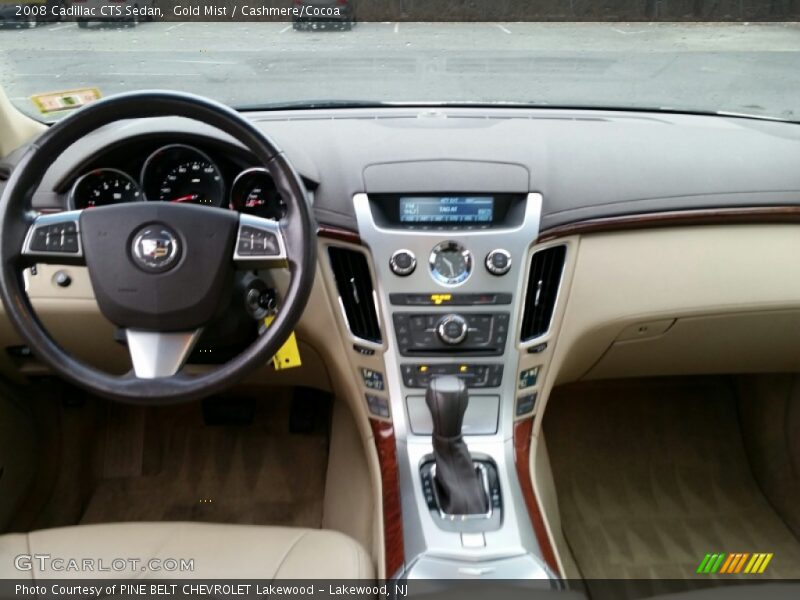 Gold Mist / Cashmere/Cocoa 2008 Cadillac CTS Sedan