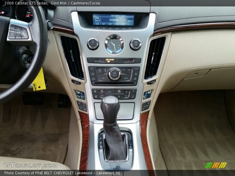 Gold Mist / Cashmere/Cocoa 2008 Cadillac CTS Sedan