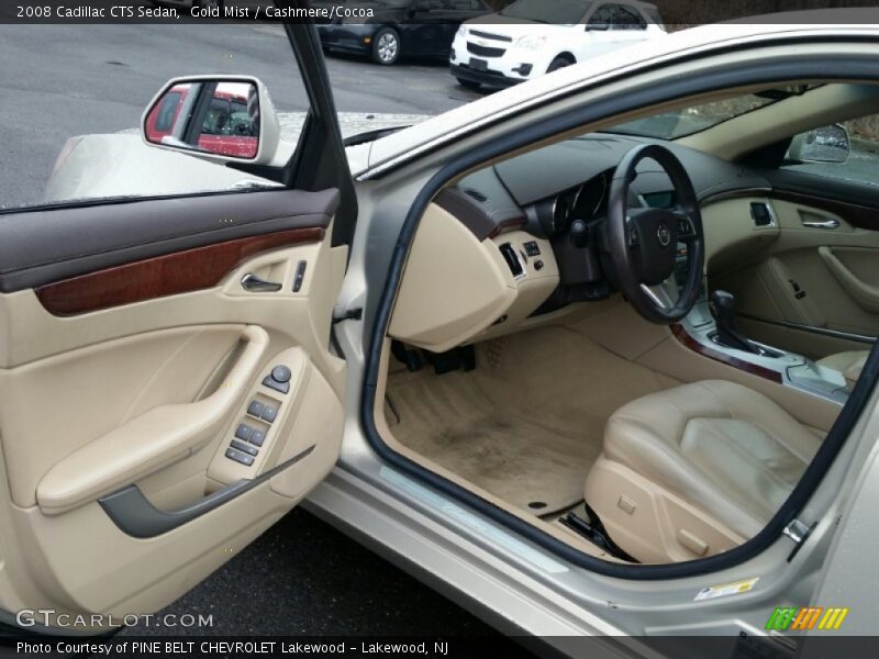 Gold Mist / Cashmere/Cocoa 2008 Cadillac CTS Sedan
