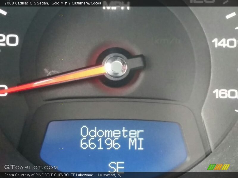 Gold Mist / Cashmere/Cocoa 2008 Cadillac CTS Sedan