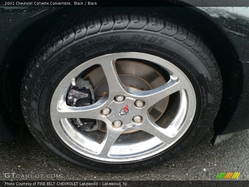 Black / Black 2001 Chevrolet Corvette Convertible