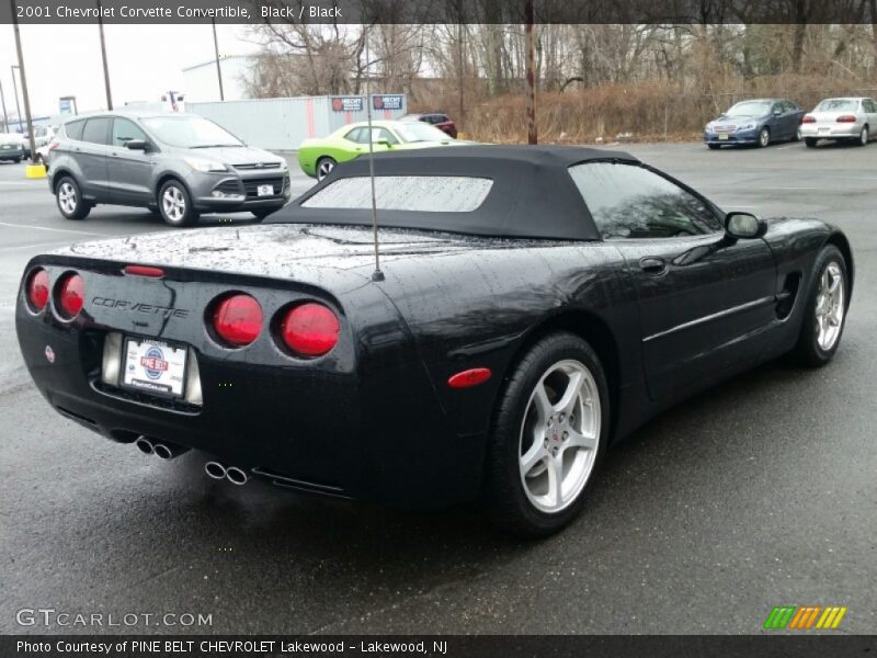 Black / Black 2001 Chevrolet Corvette Convertible