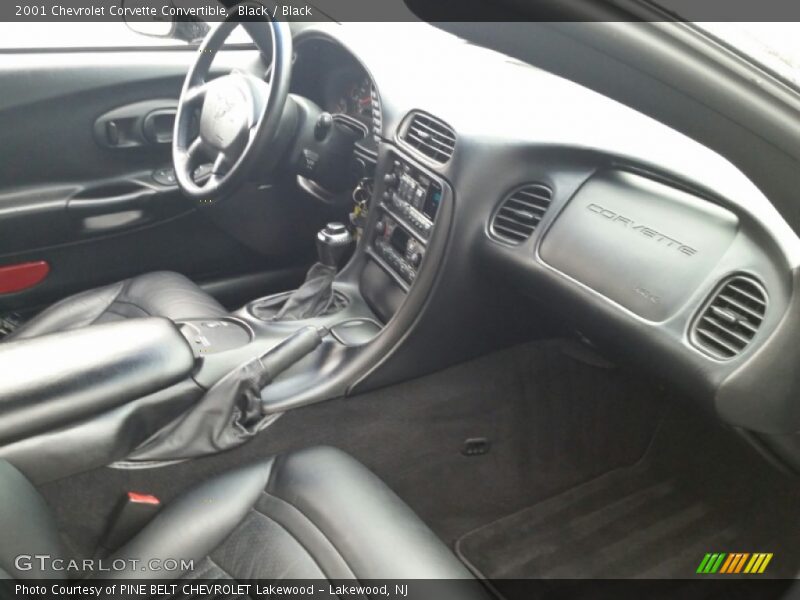 Black / Black 2001 Chevrolet Corvette Convertible