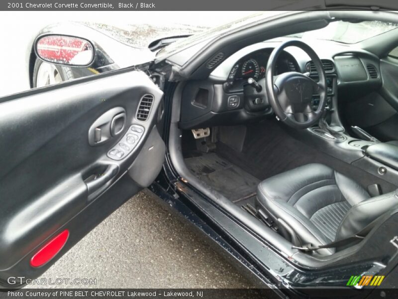 Black / Black 2001 Chevrolet Corvette Convertible