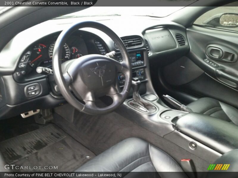 Black / Black 2001 Chevrolet Corvette Convertible