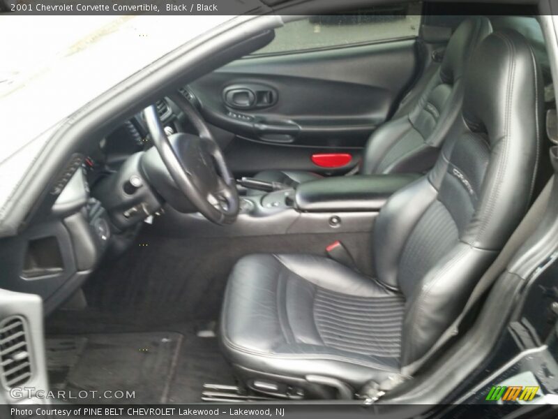 Black / Black 2001 Chevrolet Corvette Convertible