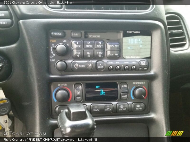 Black / Black 2001 Chevrolet Corvette Convertible