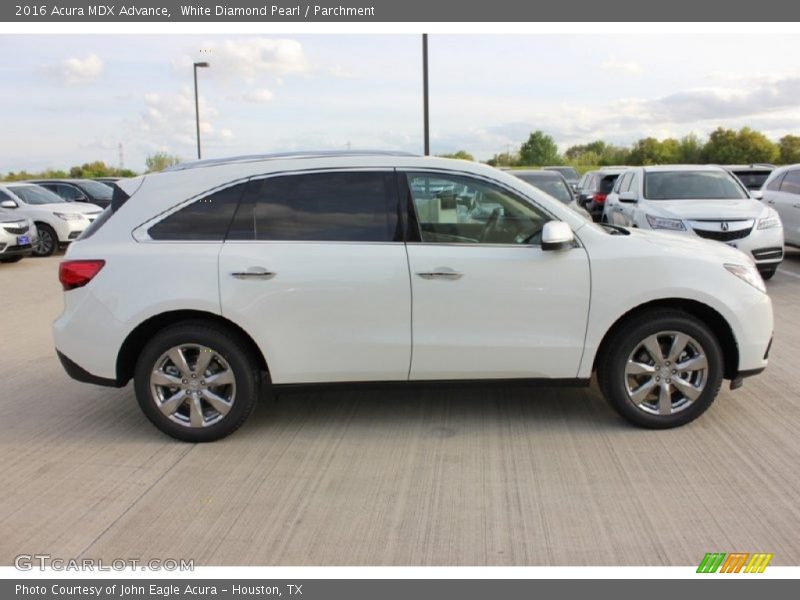 White Diamond Pearl / Parchment 2016 Acura MDX Advance