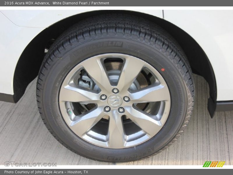 White Diamond Pearl / Parchment 2016 Acura MDX Advance