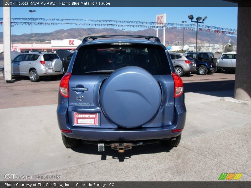 Pacific Blue Metallic / Taupe 2007 Toyota RAV4 V6 4WD