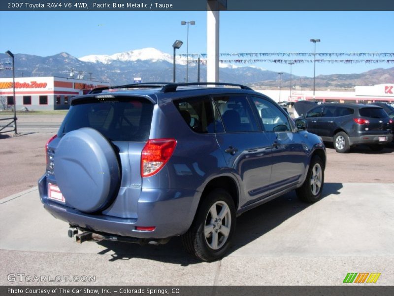 Pacific Blue Metallic / Taupe 2007 Toyota RAV4 V6 4WD