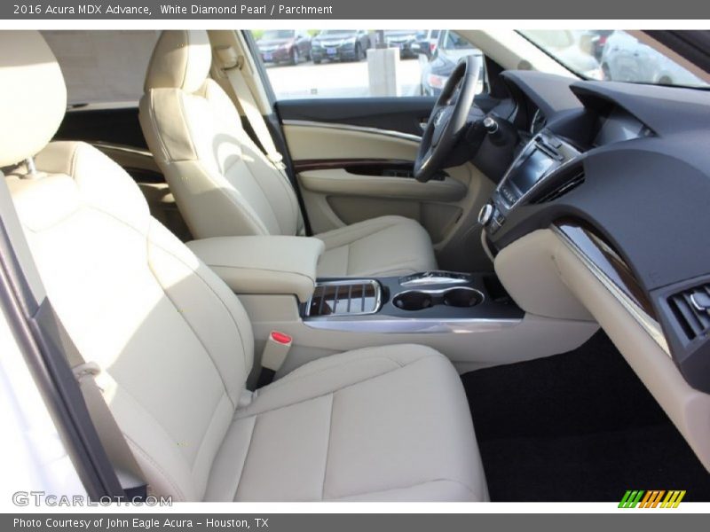 White Diamond Pearl / Parchment 2016 Acura MDX Advance