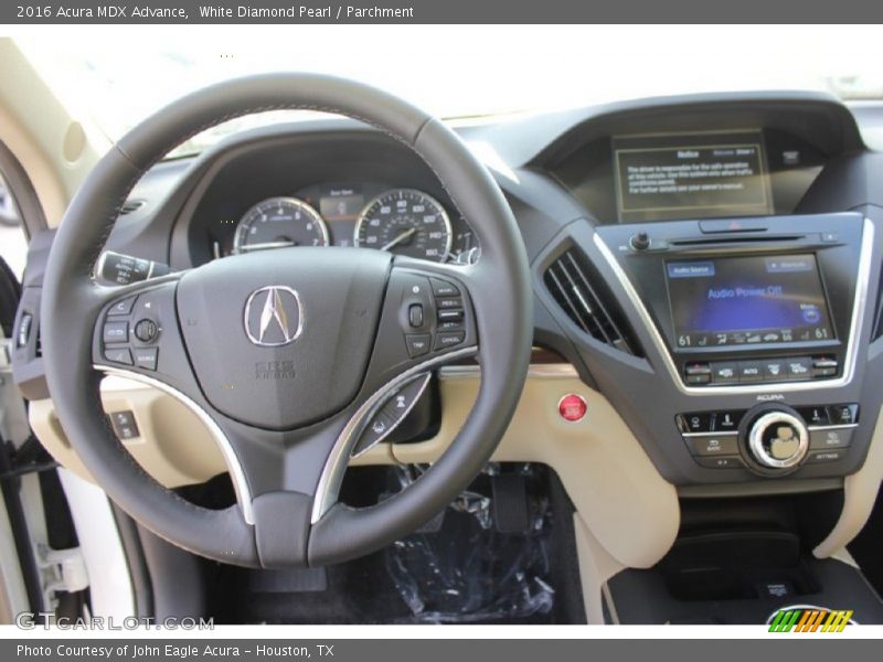 White Diamond Pearl / Parchment 2016 Acura MDX Advance