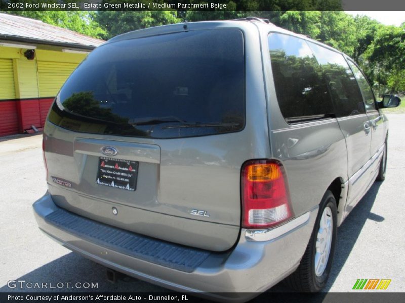 Estate Green Metallic / Medium Parchment Beige 2002 Ford Windstar SEL