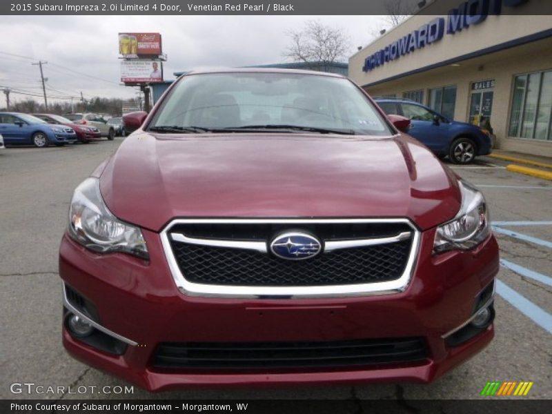 Venetian Red Pearl / Black 2015 Subaru Impreza 2.0i Limited 4 Door