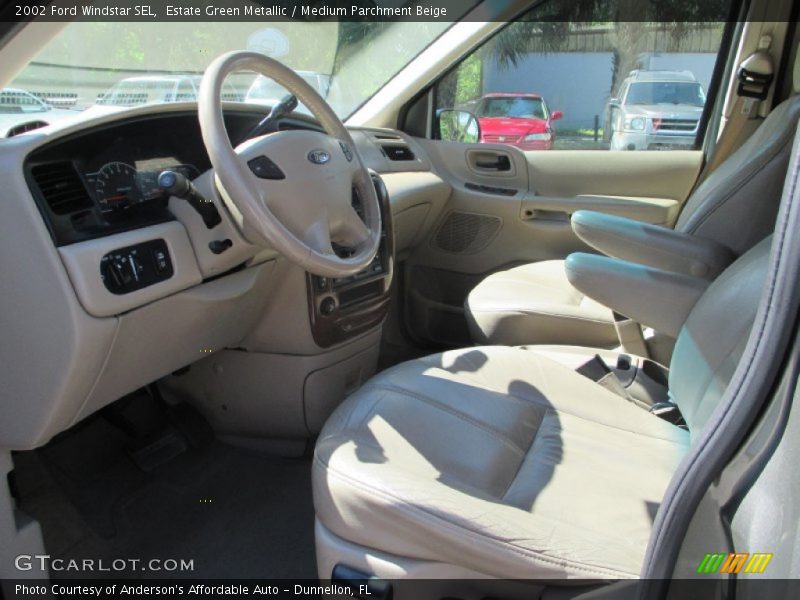 Estate Green Metallic / Medium Parchment Beige 2002 Ford Windstar SEL