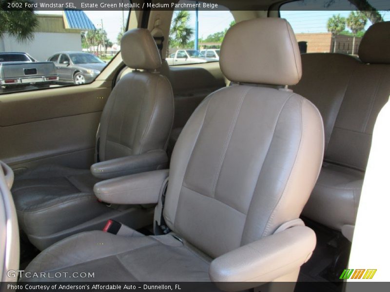 Estate Green Metallic / Medium Parchment Beige 2002 Ford Windstar SEL