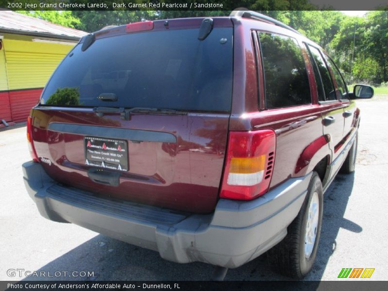 Dark Garnet Red Pearlcoat / Sandstone 2002 Jeep Grand Cherokee Laredo